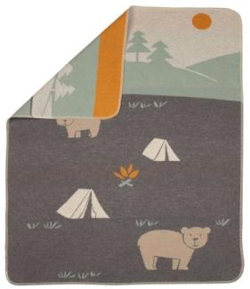 David Fussenegger Babydecke Juwel Camping Grau (70x90cm) 73129079