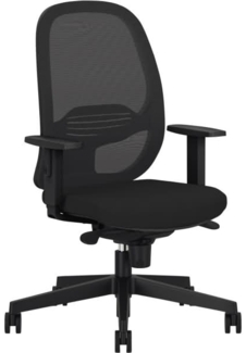 NowyStyl Bürodrehstuhl Eggy Armlehne schwarz/schwarz