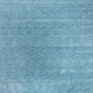 Morgenland Gabbeh Teppich - Softy - Uni - quadratisch - 200x200 - Hellblau