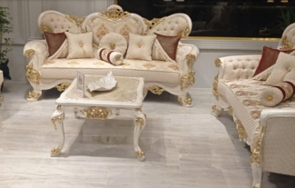 JVmoebel Couchtisch Tisch Luxus Couchtische Couch Barock Holz Couchtisch Beistelltisch (1-St), Made in Europa