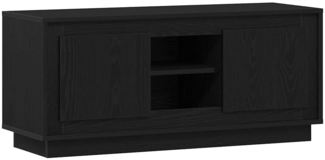 vidaXL TV-Schränk Schwarz Eichen-Optik 102 x 35 x 45 cm Holzwerkstoff 881315