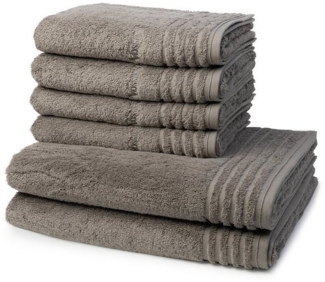 Vossen Handtuch Set Vienna Style Supersoft, Walkfrottee (Spar-Set, 6-St), 4 X Handtuch 2 X Duschtuch - im Set - Baumwolle