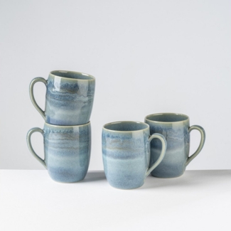 Gipfelstück Becher TIEFER SEE, Steinzeug