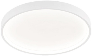 WOFI LED Deckenleuchte, LED-Leuchtmittel fest verbaut, Warmweiß, LED Deckenleuchte Deckenlampe rund Wohnzimmer weiß in runder Form 3