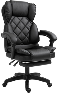 TRISENS Chefsessel Chefsessel Sokrat – Home Office Bürostuhl, Lederoptik, Fußstütze (1 Stück)