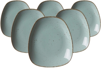 Ritzenhoff & Breker Casa Beilagenteller 19x16,5 cm 6er Set blau - DS