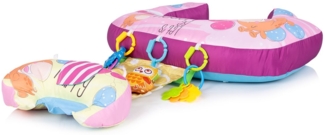 Chipolino Babykissen 5 in 1 Stillkissen, Spielkissen, Greiflinge, Stützkissen pink