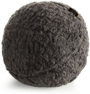 Kissenbezug Bouclee 09 C Rund 24 cm silber Dekokissen