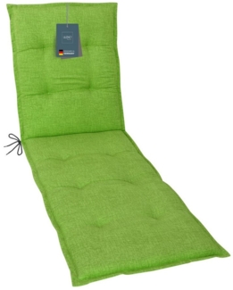 LILENO HOME Liegenauflage perfekt für Strandliege, Sonnenliege Auflage, Gartenliege Auflage, (1er Set), Polster Auflage für Rollliegen Apfelgrün, Sitzpolster