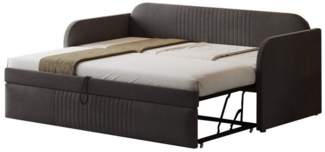 Odikalo Schlafsofa Ausziehbares Polsterbett90/180*190cm,Multifunktionsbett,ohne Matratze