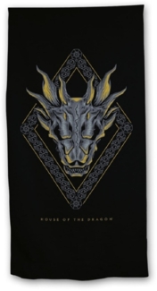 House Of Dragon Strandtuch 70x140 cm, 100% Polyester für den perfekten Strandtag