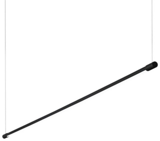 Ideal Lux Hängeleuchten Yoko SP Pendelleuchte 146 cm Ø 2 cm LED Schwarz/Weiß, LED fest integriert, Extra-Wamrweiß, Hängeleuchte