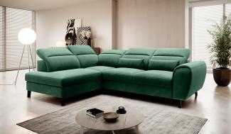 Wohnideebilder Noble Dunkelgrün Ecksofas & Eckcouches CO-NOB-LT-35LU