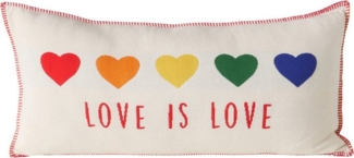 BOLTZE Dekokissen Regenbogen Herzkissen Colove Ein Statement für Liebe und Vielfalt