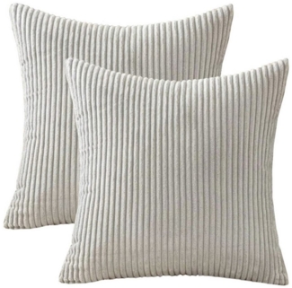 LIVINA HOME Kissenbezug Premium Kissenbezüge, Dekokissen Couchkissen Sofakissen, Kissenhülle, (2 Stück), Kuschelkissen Zierkissen Plüschkissen, Kissen Bezug Set