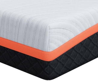 vidaXL Matratze Weiß und Grau 80 x 160 cm Memory Foam 4106298