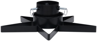 vidaXL Christbaumständer Schwarz 47x47x13,5 cm 331315