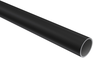 Rundrohr 160 cm, 16 mm Ø Schwarz