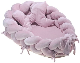 LuMali Nestchenschlange Babynest Neugeborene - Nest Bett - Baby Nestchen, Multifunktionalität - jedes Element kann separat verwendet werden