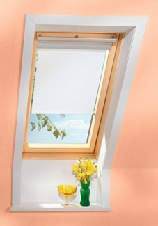 Dachfensterrollo mit Haltekrallen RHL 100/SK00/CK00/MK00/FK00 1086, VELUX, Lichtschutz, ohne Bohren, freihängend, VELUX »Pick & Click!«, Lichtregulierung und Privatsphäre