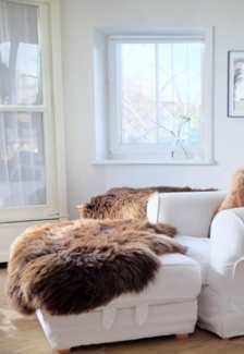 Lammfell Grizzly Größe: 110-120