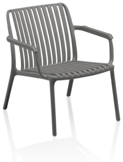 Kettler LAGO Lounge Gartensessel grau wetterfest stapelbar