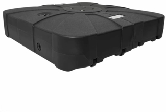 vidaXL Basis für Freischwinger-Sonnenschirm Schwarz 86 x 86 x 19 cm 42006932