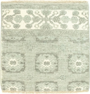 Morgenland Designer Teppich quadratisch - 60 x 60 cm - hellgrün