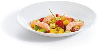 Geschirr-Set Luminarc Harena Weiß Glas 19 Stücke