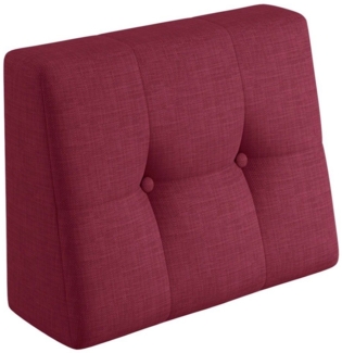 sunnypillow Rückenkissen Palettenkissen gesteppt Seitenkissen 60 x 40 x 20/10cm, Rot