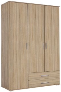 Drehtüren-Kombischrank Rush / Rasant, Holzwerkstoff, Holzfarben, 127 x 188 x 52 cm