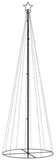 vidaXL LED-Weihnachtsbaum Kegelform Blau 310 LEDs 100x300 cm 343492