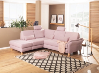 Home affaire Ecksofa Palace L-Form, incl. Sitztiefenverstellung, wahlweise mit Bettfunktion und Stauraum