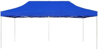 vidaXL Profi-Partyzelt Faltbar Aluminium 6x3 m Blau 45502