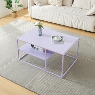 Couchtisch Solund 90x60x45 cm Lila [en. casa]