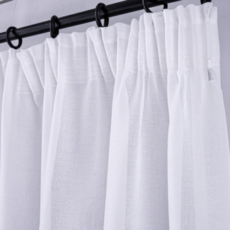 Brilliant Gardine / Transparent / Kräuselband / 140x245cm / #5040, Store