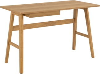 Schreibtisch >Barnett< in natürlich, MDF - 120x75x60cm (BxHxT)