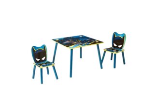 HTI-Living Kindersitzgruppe Kinder Sitzgruppe Batman, (Set, 3-tlg, 1 Tisch, 2 Stühle), Stuhlgruppe Tischgruppe Kindermöbel