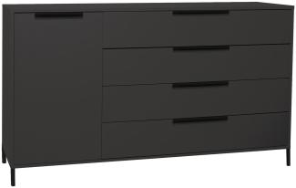 Sideboard Erna 168x45x102 Anthrazit matt Lack 14766-Q