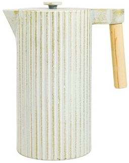 JA-UNENDLICH Teekanne Si, 1.1 l, aus Gusseisen handgefertigt im Sandgussverfahren, innen emailliert