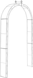 CLP Rosenbogen Anna Rankhilfe wetterfest im rustikalen Landhausstil,antik weiß