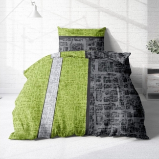 Träumschön Bettwäsche Premium Bettwäsche 135x200 oder 155x220 cm Baumwolle, Dunkelgrün, Baumwolle, 2 teilig