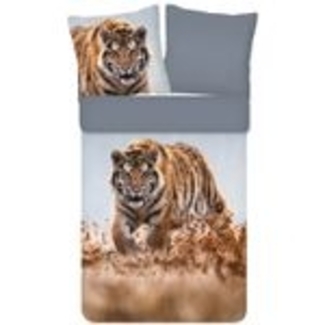 ESPiCO Bettwäsche Trendy Bedding Tiger Renforcé 135 x 200 + 80 x 80 cm