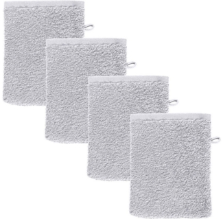 REDBEST Waschhandschuh Waschhandschuh "Oceanside" 4er-Pack, 1BA000_Leichtfrottier, Leichtfrottier Uni
