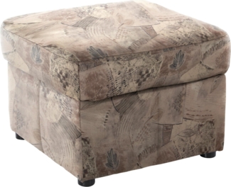 DOMO collection Polsterhocker Bahia Sitzbelastung 140 kg, Belastbarkeit bis 100 kg pro Sitzfläche, mit praktischem Staufach