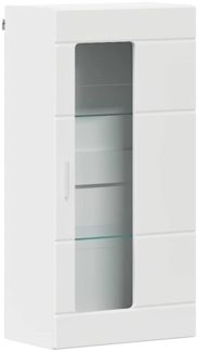 vidaXL Wandmontierter Schrank Weiß 55 x 29 x 100 cm Holzwerkstoff 880221