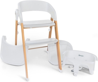 BabyGO Levels Hochstuhl Kinderstuhl Kinderhochstuhl weiß