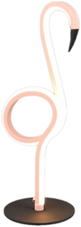 LED Tischleuchte, pink, Flamingo Design, H 35 cm