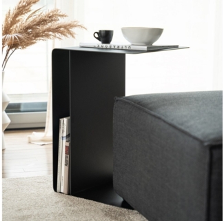 HOME DELUXE Beistelltisch Beistelltisch ZIMA – Made in Germany (4 Aufstellmöglichkeiten - 360° Drehbar), Couchtisch, Sofatisch