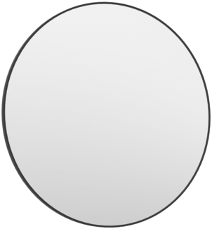 BADEDU IMPERO Spiegel Ø 80 cm, Schwarz